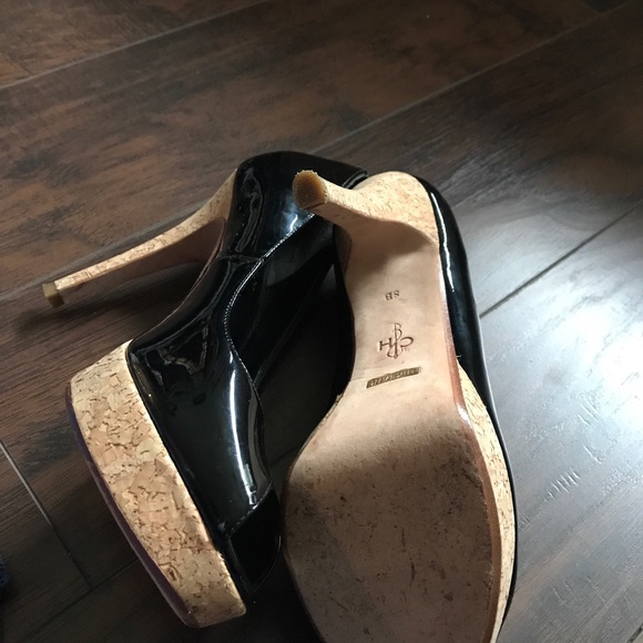 Cole Haan NikeAir Patent Leather Peep Toe Pump - Picture 3 of 5